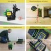 LL-3DG LASER LEVEL 3X360 VERDE CASE II HS 90318000 - Imagen 3